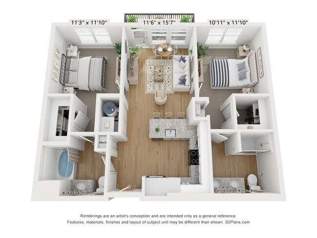 Unit 6301 6301 floor plan